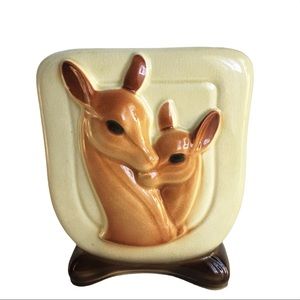 Vintage 1950s Royal Copley Deer Vase